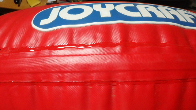 フローターのエア漏れ修理（その２） JOYCRAFT JU-1 まだ使えるのではないか？