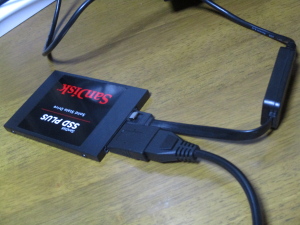 NEC VALUESTAR G タイプW のHDDをSSDに交換