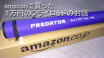 amazonで買った１万円のフライロッドのお話